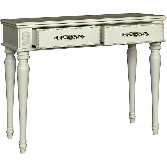 Стол «Милана 22Тс» П4.265.1.22(294.22с), Основной материал: массив дуба, Цвет: Слоновая кость (Stol_Milana_22Tc_P294-22c_slon_kost_2.jpg) Стол «Милана 22Тс» П4.265.1.22(294.22с), Основной материал: массив дуба, Цвет: Слоновая кость